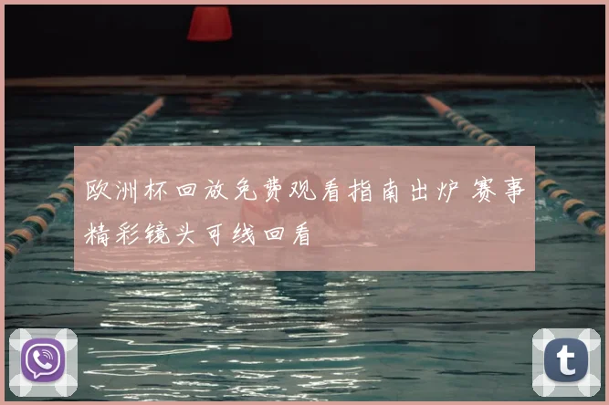 欧洲杯回放免费观看指南出炉 赛事精彩镜头可线回看